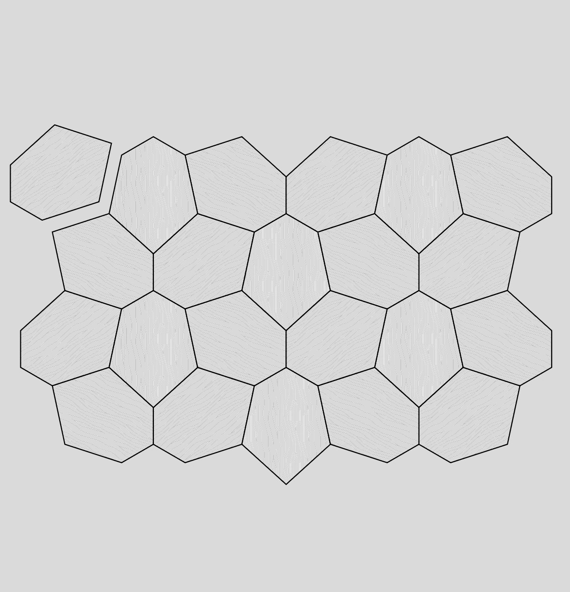 Декор 14: 2D-визуализация паттерна